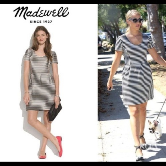 Madewell ridge stripe bistro pocket dress - Picture 9 of 9